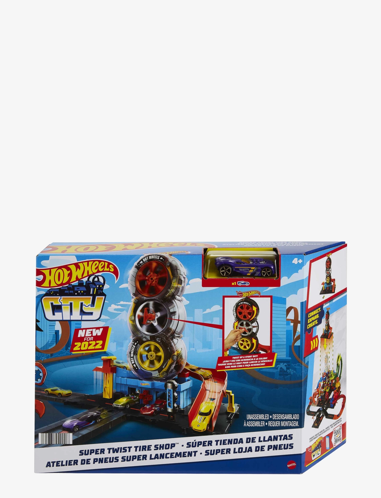 Hot Wheels - City Super Twist Tire Shop - multi color - 1