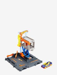 City Downtown Tune Up Shop Playset, Hot Wheels