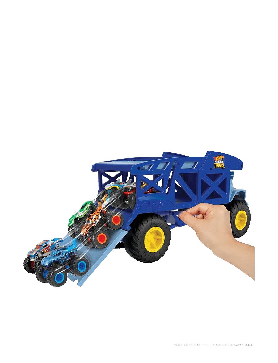 Hot Wheels - Monster Trucks RHINO RIG Vehicle - multi color - 3