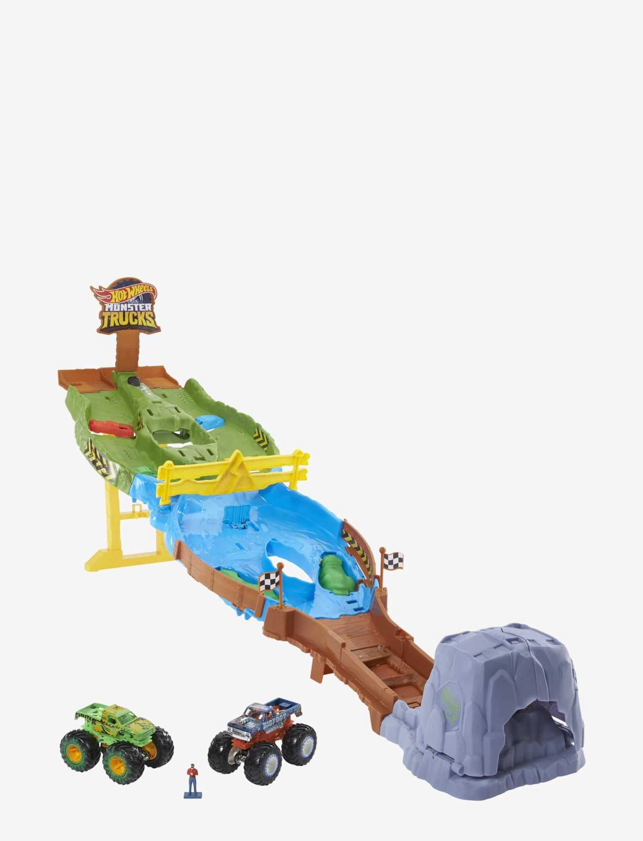 Hot Wheels - Monster Trucks Wreckin' Raceway Playset - multi color - 0