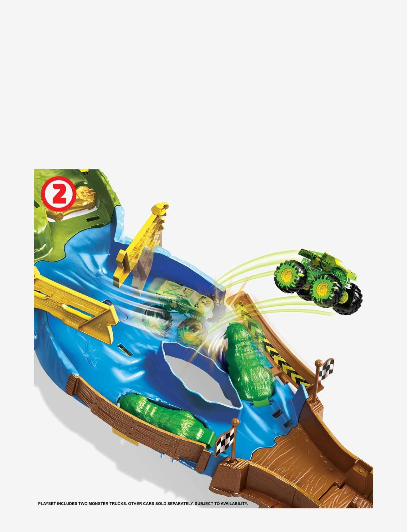 Hot Wheels - Monster Trucks Wreckin' Raceway Playset - multi color - 3