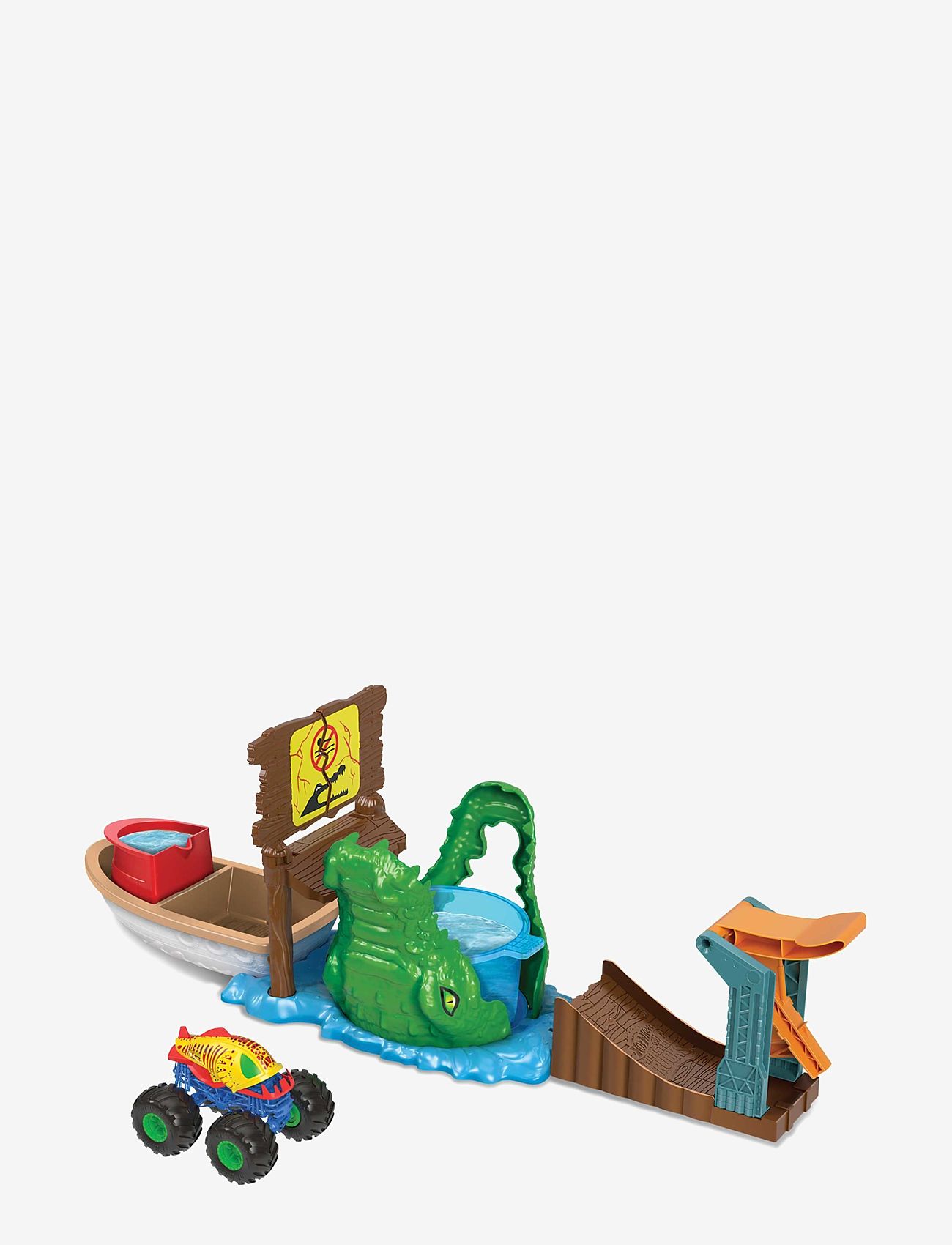 Hot Wheels - Monster Trucks Swamp Chomp Playset - multi color - 0