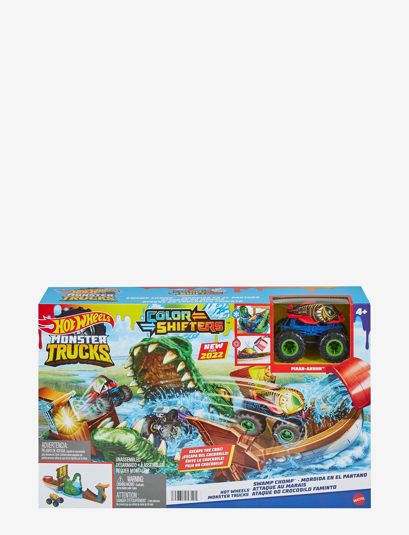Hot Wheels - Monster Trucks Swamp Chomp Playset - multi color - 1