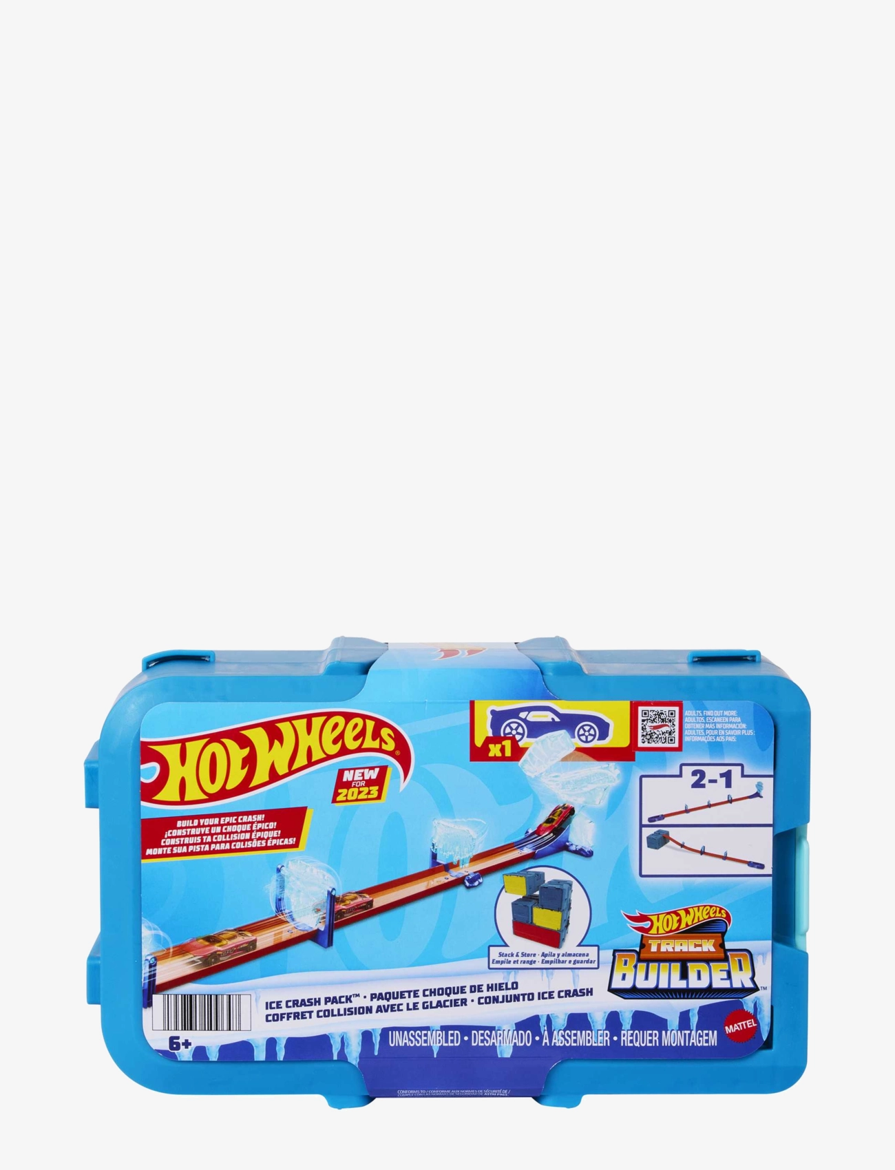 Hot Wheels - Track Builder Ice Crash Pack - multi color - 5