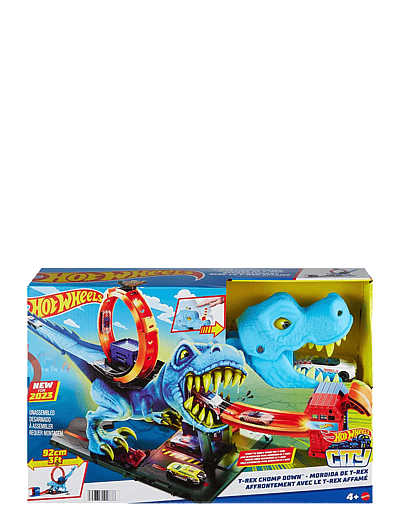Hot Wheels City T-rex Loop And Stunt Playset, Track Set With 1 Toy Car (Multi Color/Marga / raštuota) - | Boozt.com dovanos nuotrauka