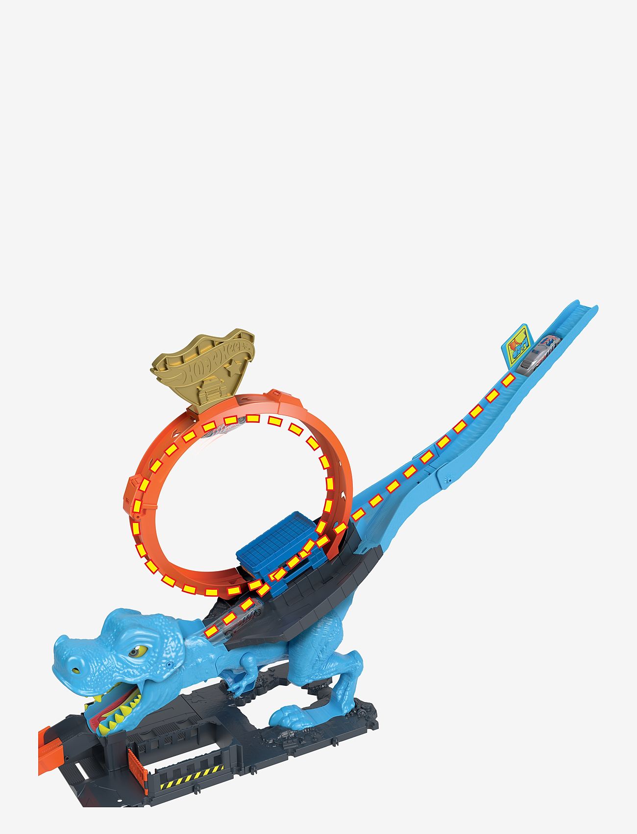 Hot Wheels - HW City T-Rex Chomp Down - racerbaner - multi color - 5