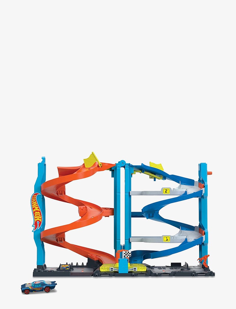 Hot Wheels - City Transforming Race Tower Playset, Track Set with 1 Toy Car - rennbahnen - multi color - 3