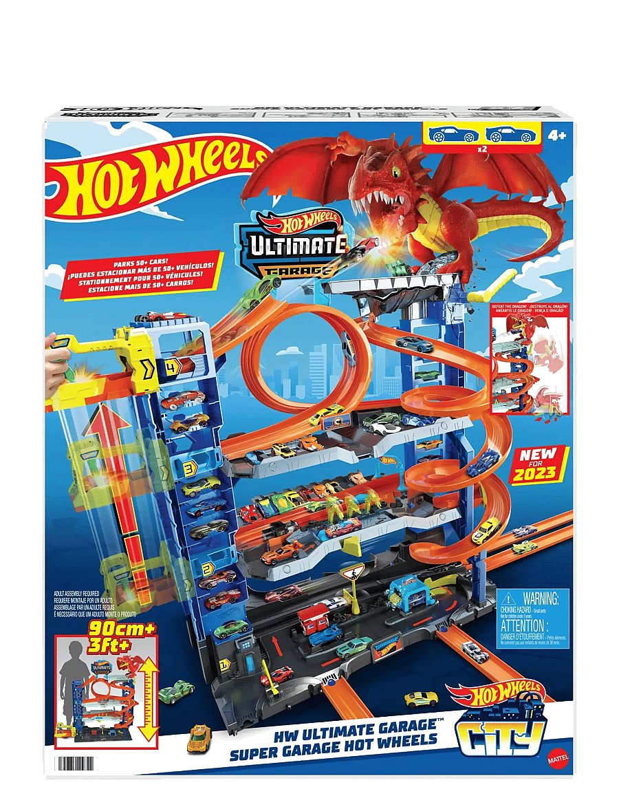 Hot Wheels - HW City Ultimate Dragon Garage - rennbahnen - multi color - 4