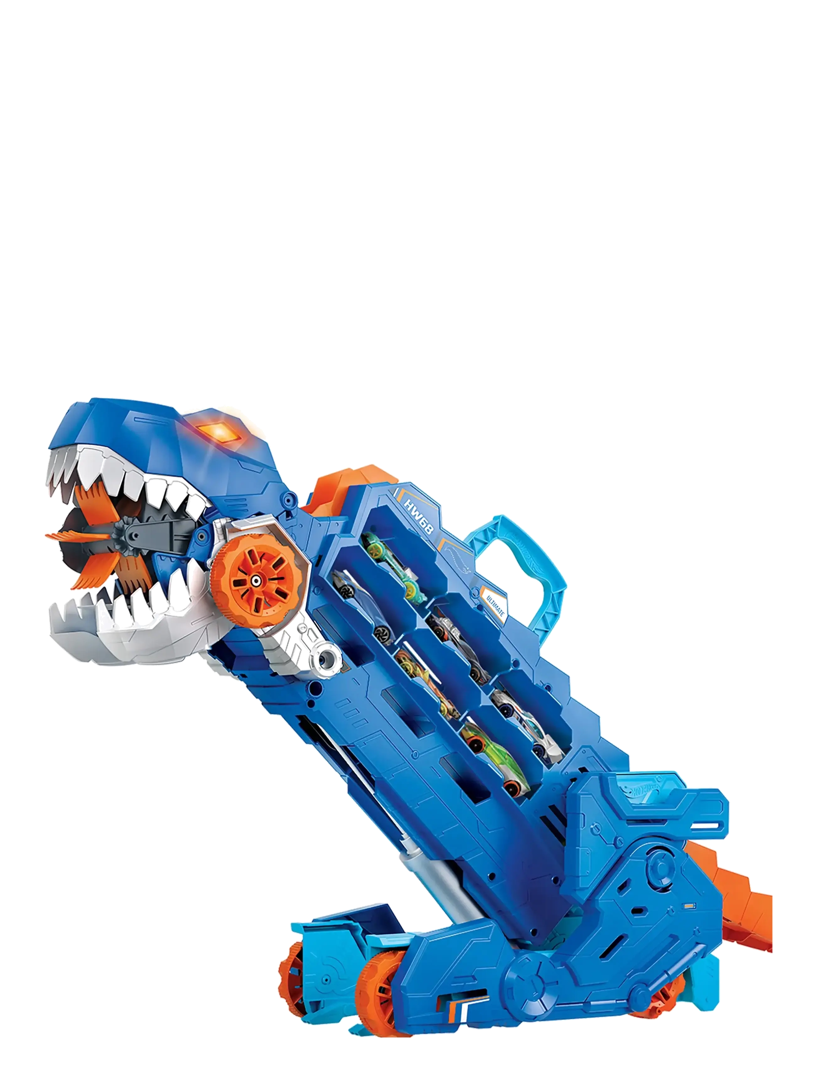 Hot Wheels - HW City Ultimate T-Rex Transporter - toy cars - multi color - 2