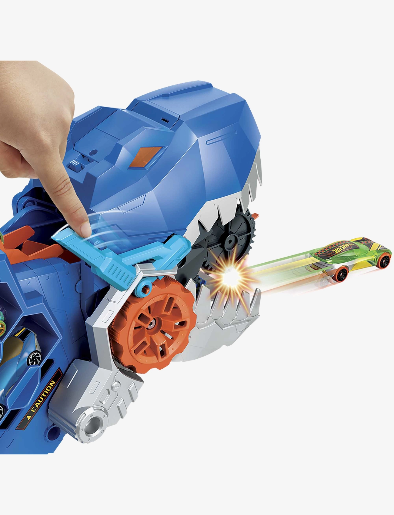 Hot Wheels - HW City Ultimate T-Rex Transporter - lastbiler - multi color - 2