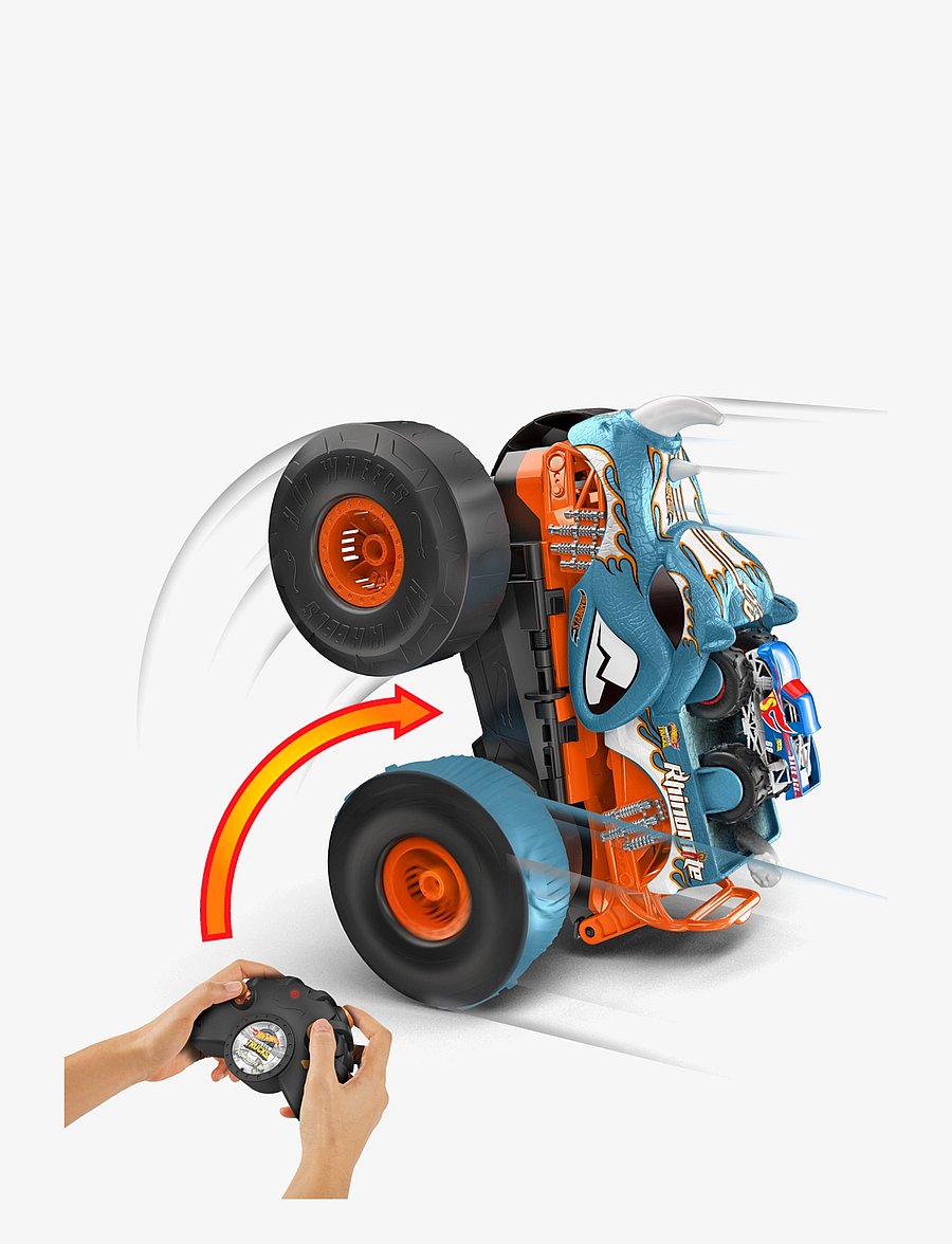 Hot Wheels - Monster Trucks HW TRANSFORMING RHINOMITE RC Vehicle - multi color - 1