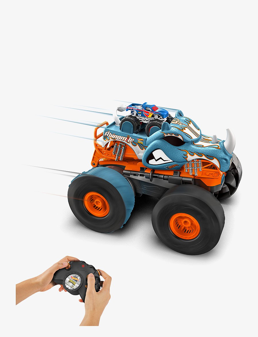 Hot Wheels - Monster Trucks HW TRANSFORMING RHINOMITE RC Vehicle - multi color - 4