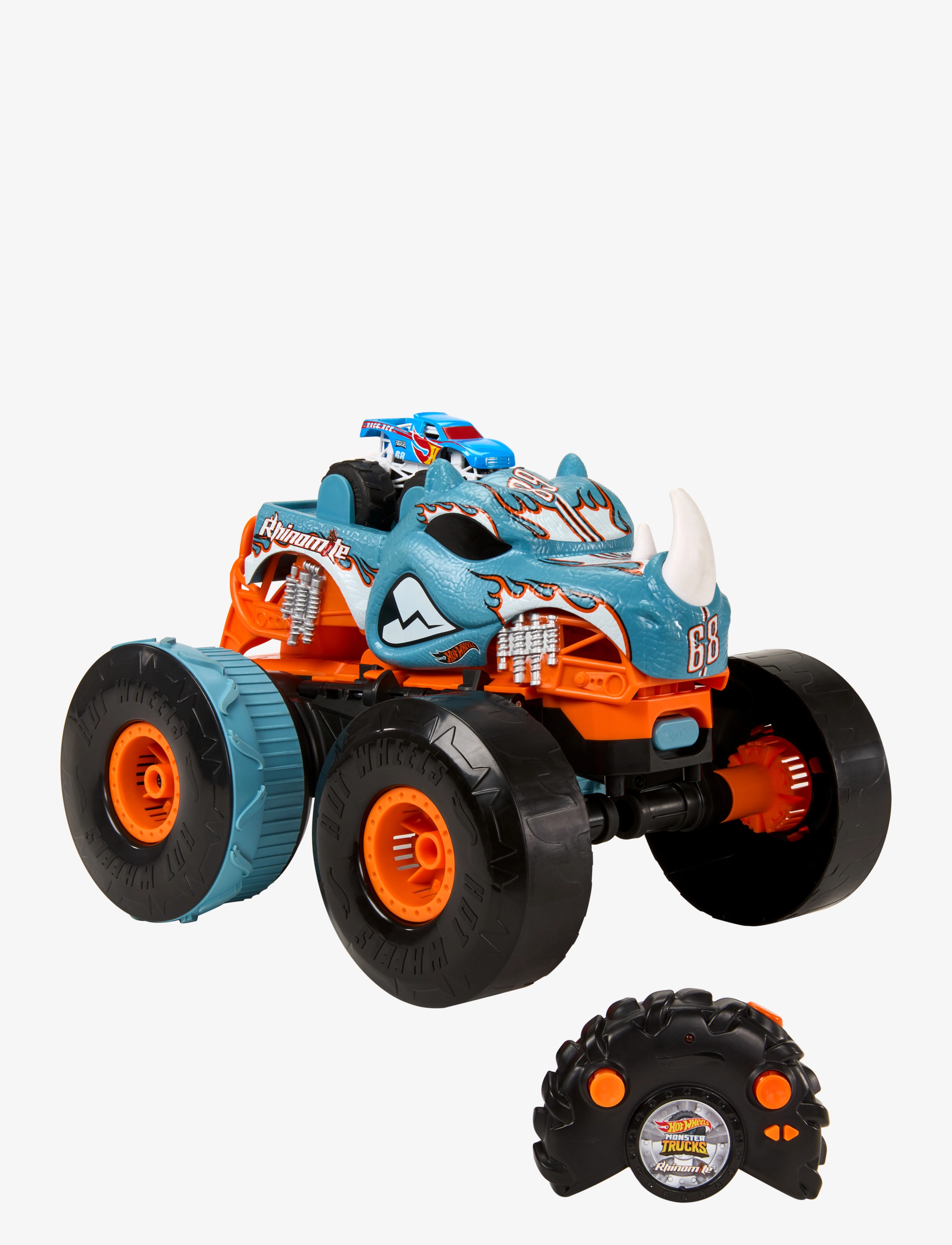 Hot Wheels - Monster Trucks HW TRANSFORMING RHINOMITE RC Vehicle - multi color - 5