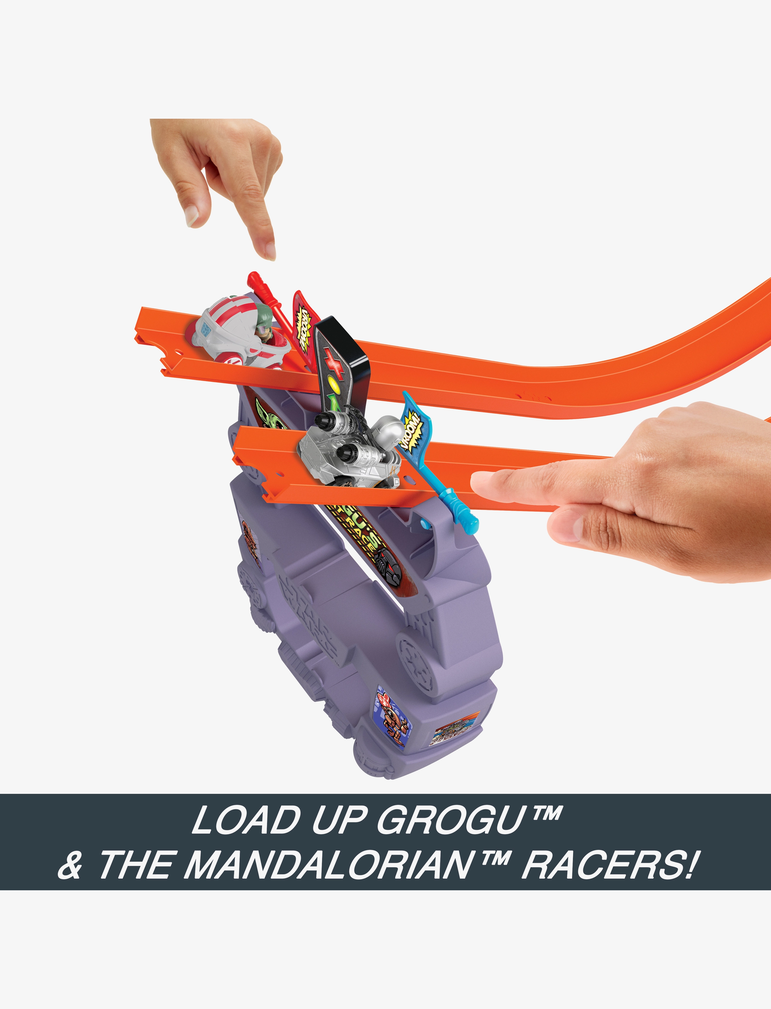 Hot Wheels - Racer Verse RACERVERSE Grogu's Great Race Track Set - multicolor - 4