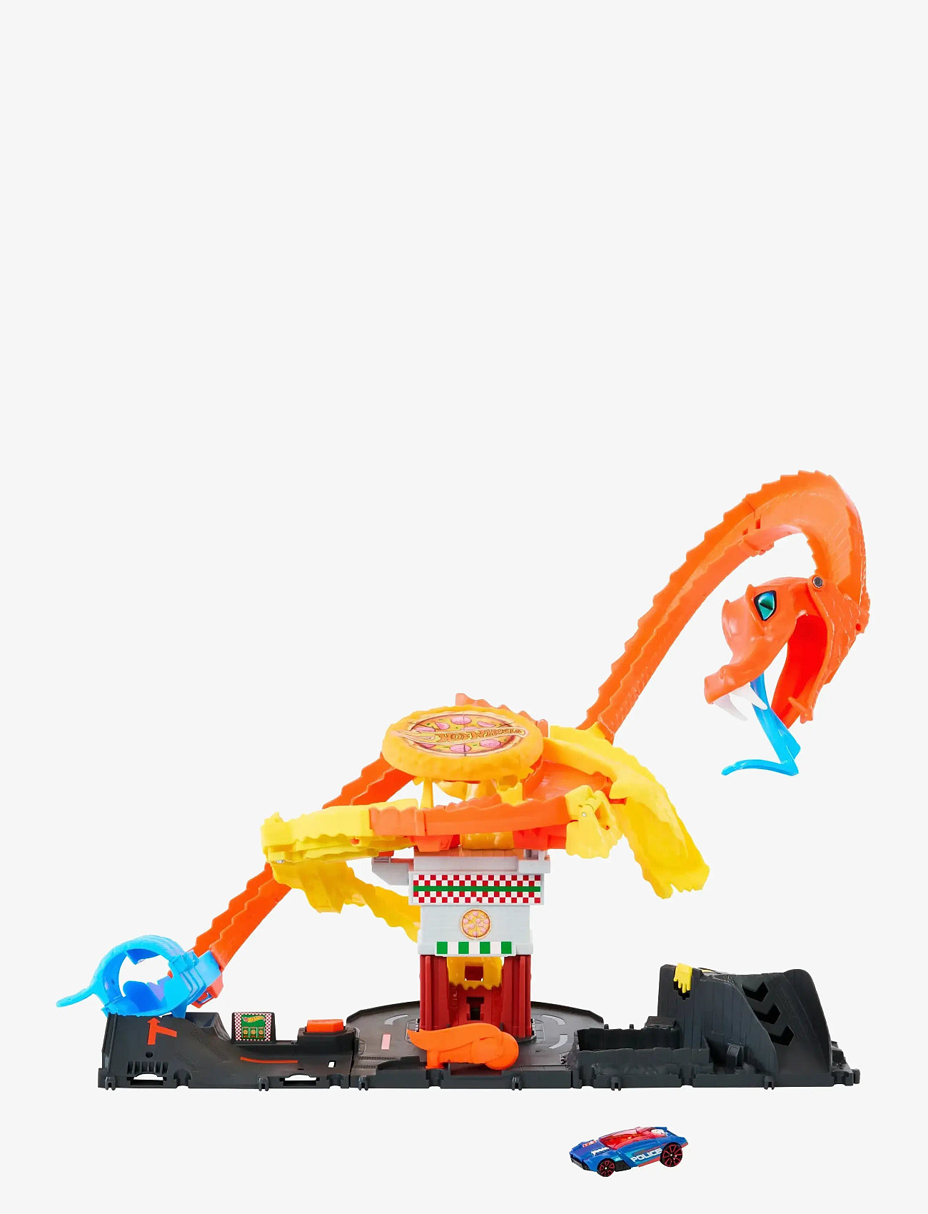Hot Wheels - HW City Pizza Slam Cobra Attack - rennbahnen - multicolor - 0
