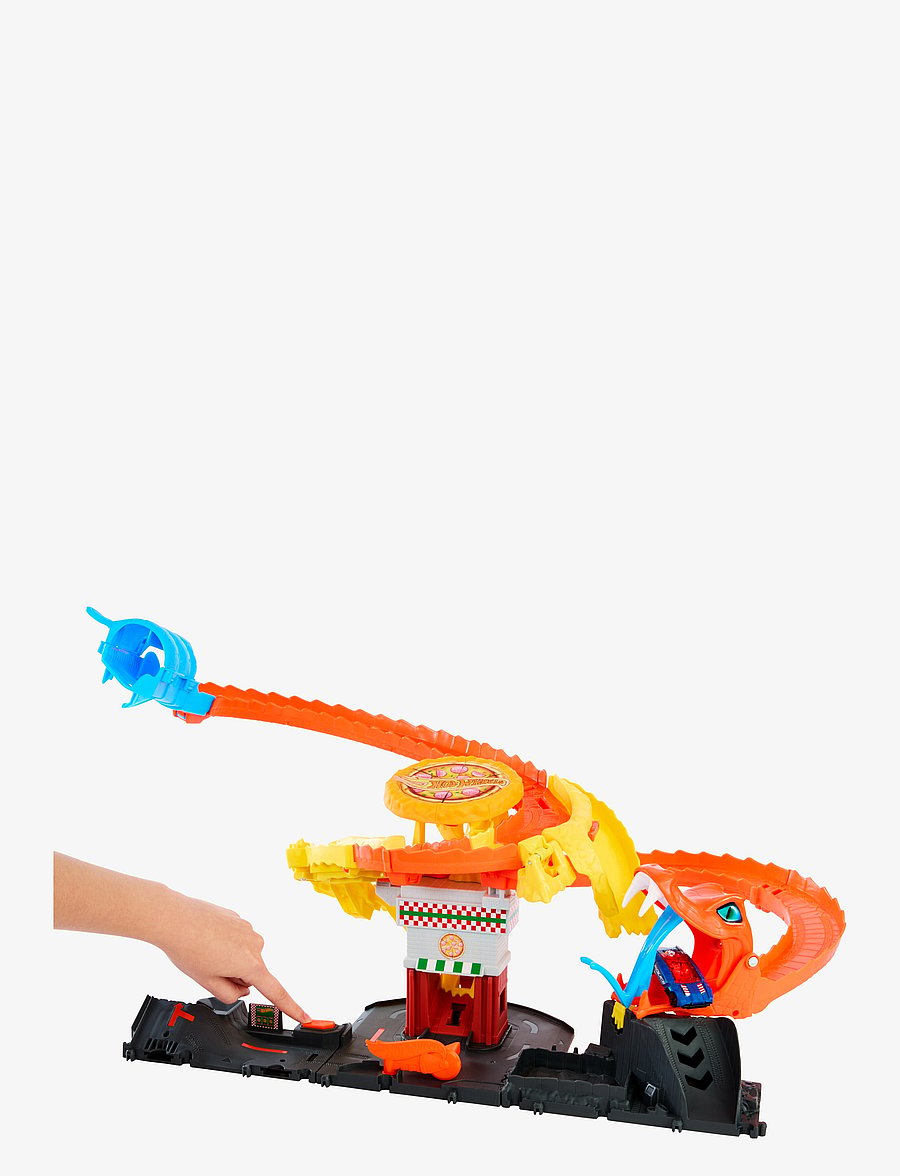 Hot Wheels - HW City Pizza Slam Cobra Attack - race tracks - multicolor - 2