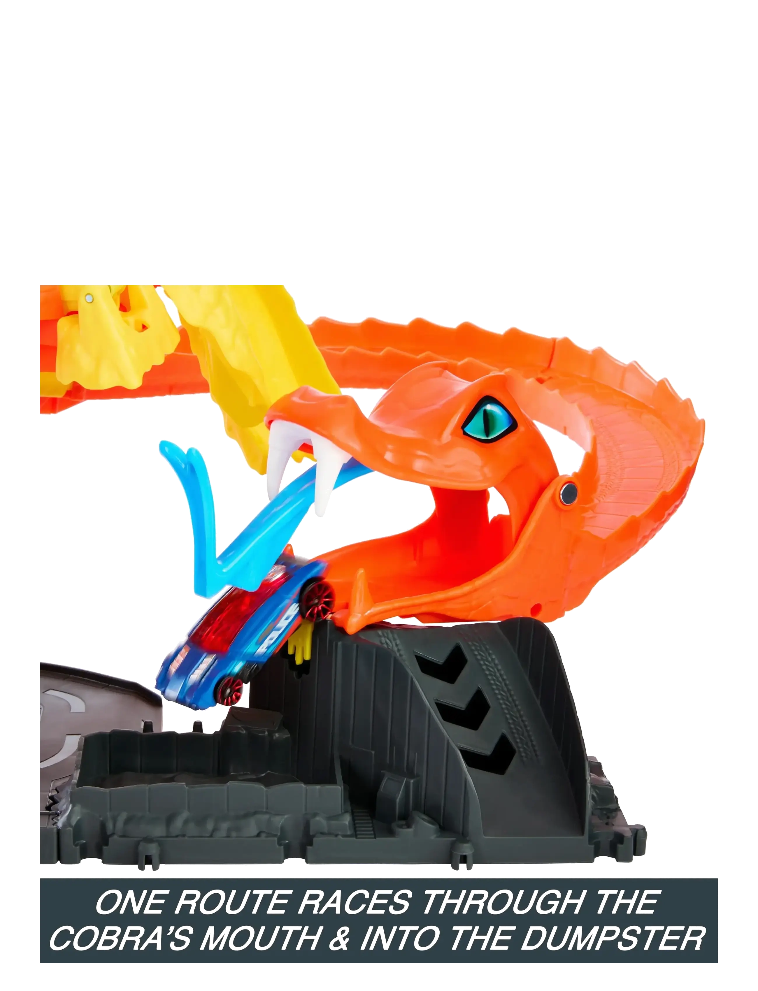Hot Wheels - HW City Pizza Slam Cobra Attack - race tracks - multicolor - 3