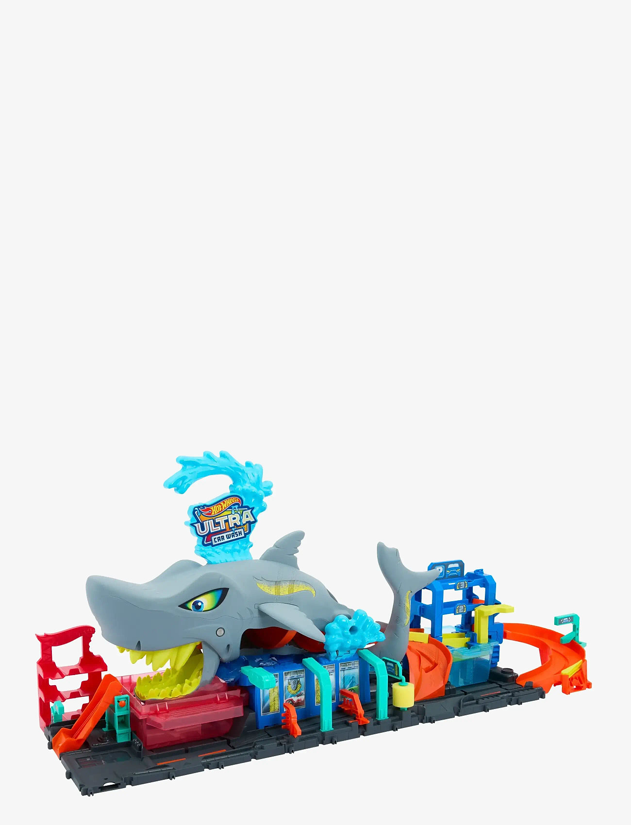 Hot Wheels - HW City Ultra Shark Car Wash - lekset - multicolor - 1