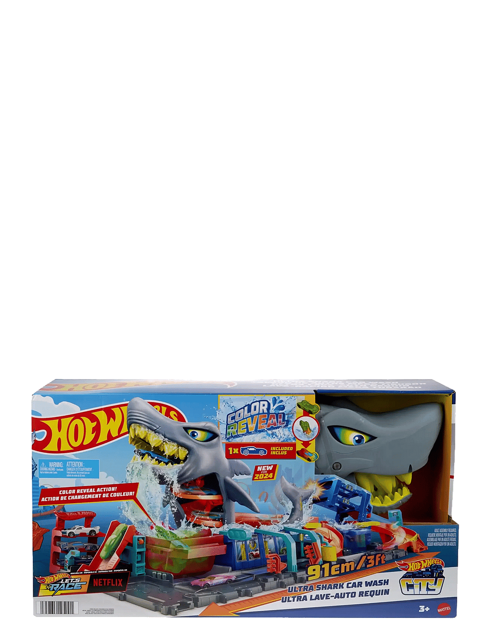 Hot Wheels City Ultra Shark Car Wash With Color Reveal Toy Car Featured hot-wheels-city-ultra-shark-car-wash-with-color-reveal-toy-car-featured