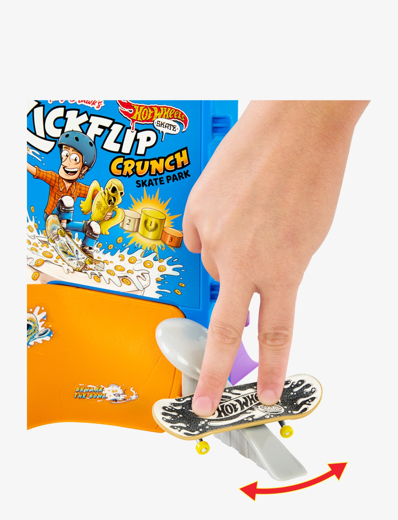 Hot Wheels - SKATE Tony Hawk Cereal Skate Bowl - leikfangasett - multicolor - 1