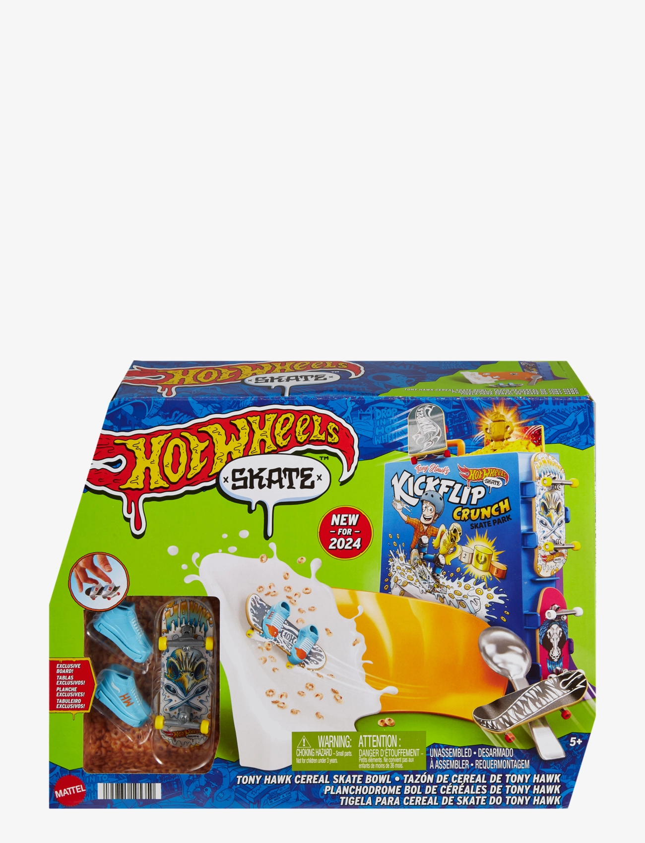 Hot Wheels - SKATE Tony Hawk Cereal Skate Bowl - leikfangasett - multicolor - 2