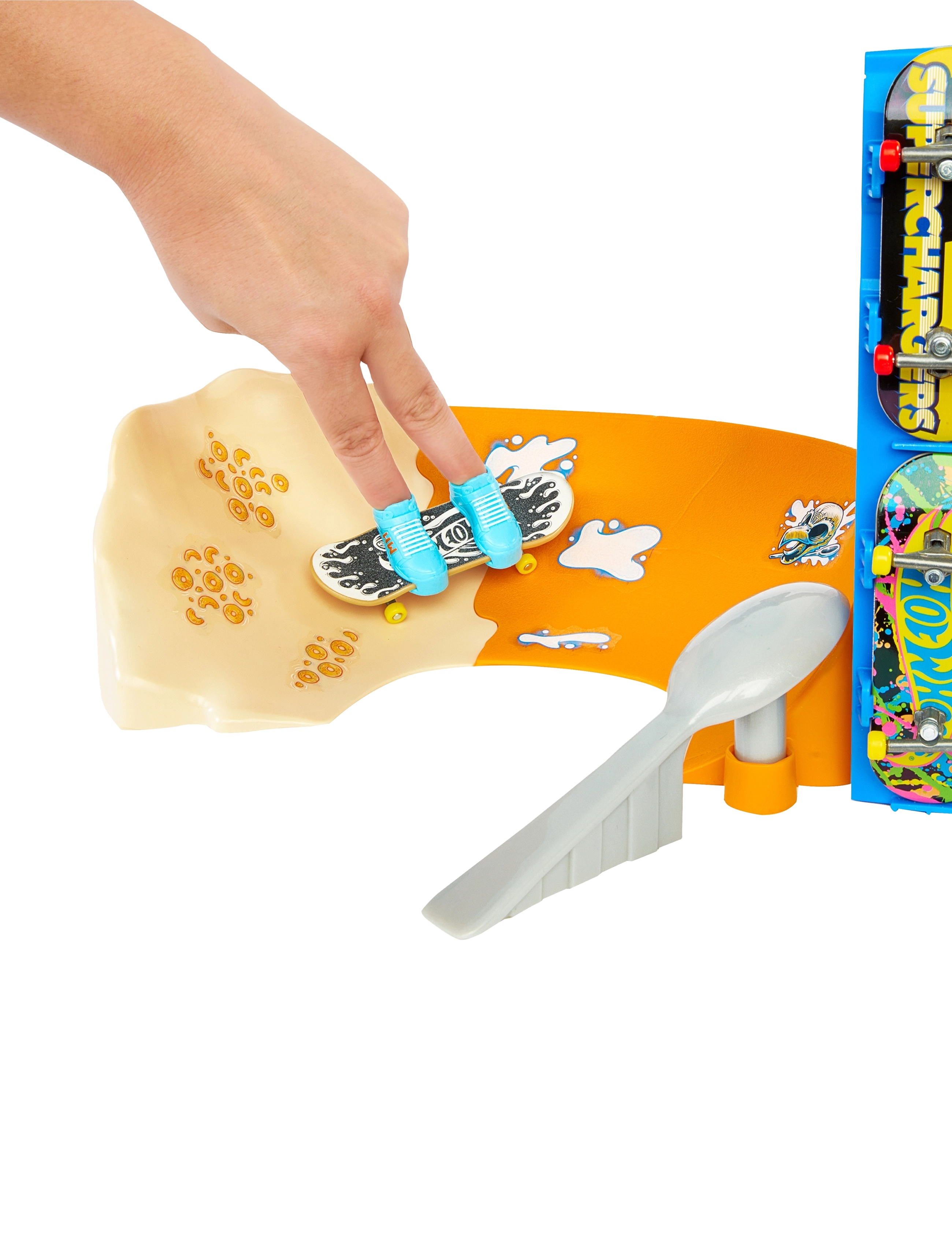 Hot Wheels - SKATE Tony Hawk Cereal Skate Bowl - legesæt - multicolor - 1