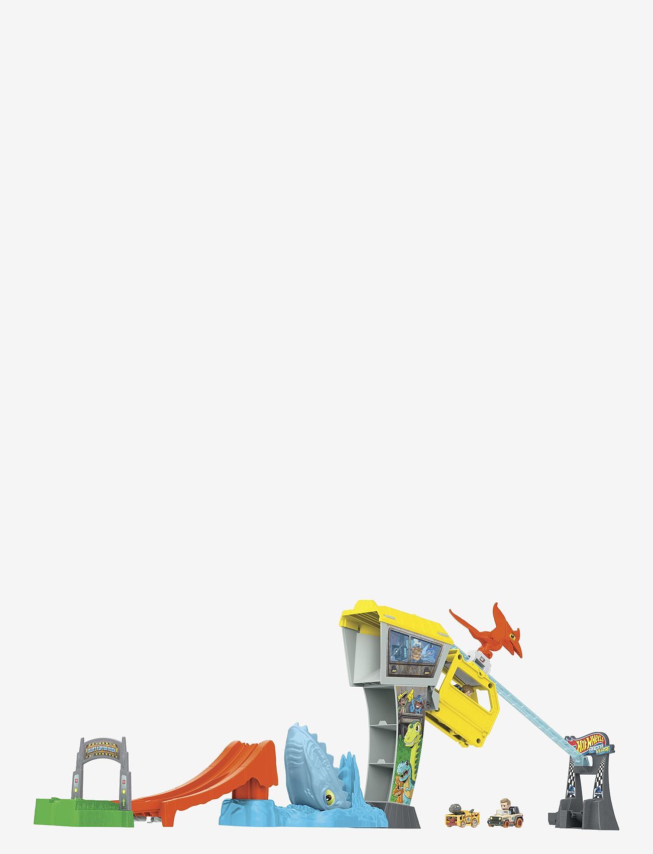 Hot Wheels - Racer Verse RACERVERSE Blue's Raptor Rush Track Set - bilbanor - multicolor - 3