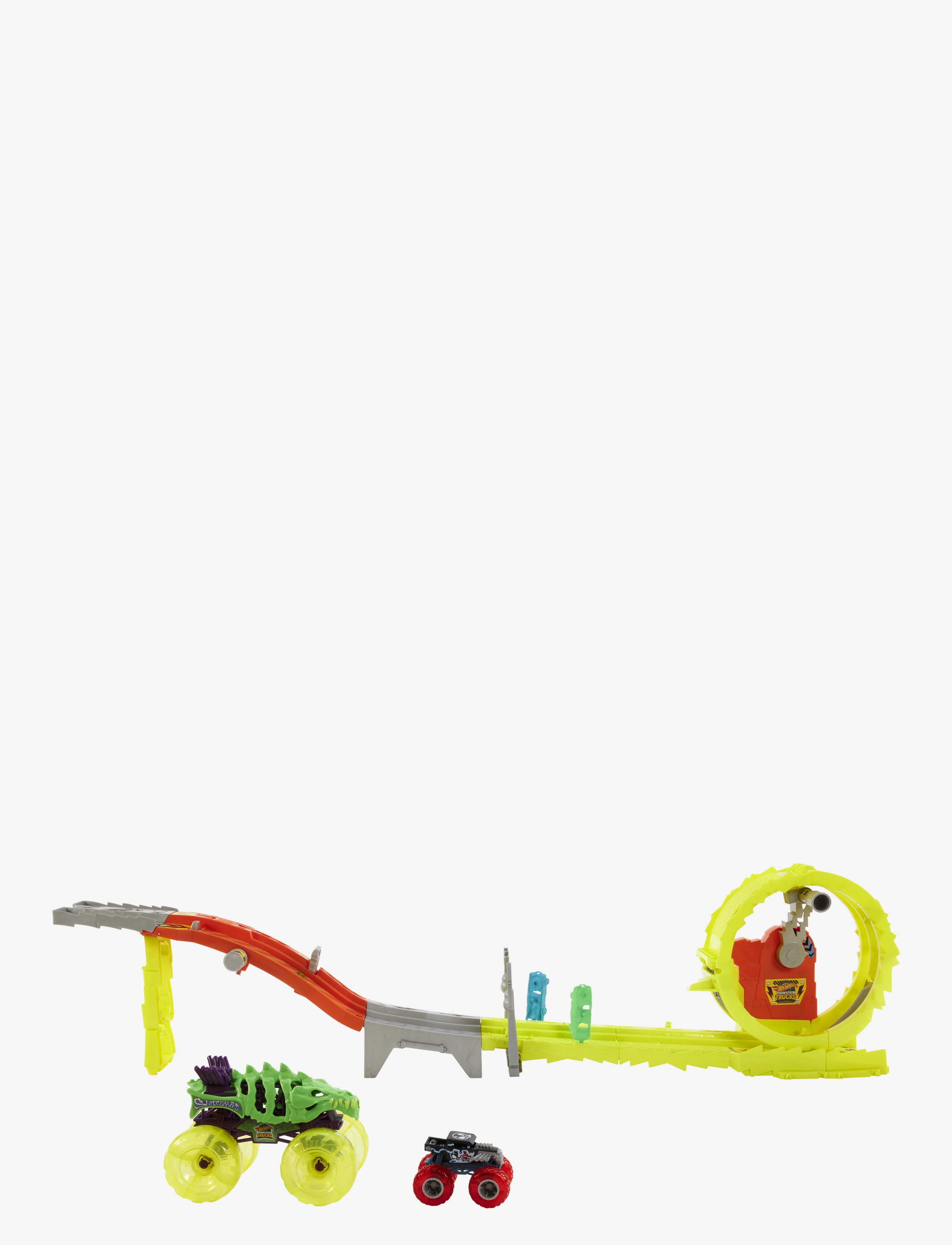 Hot Wheels - Monster Trucks CHARGE & CHASE CHALLENGE - circuits de course - multicolor - 3