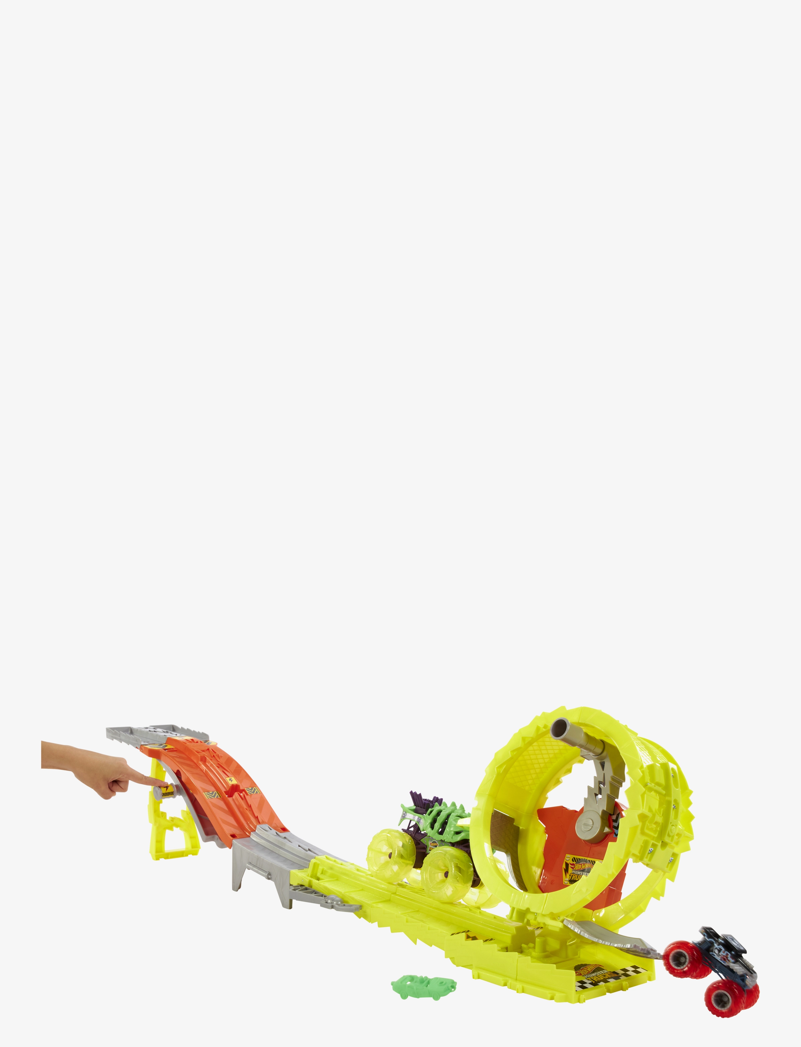 Hot Wheels - Monster Trucks CHARGE & CHASE CHALLENGE - circuits de course - multicolor - 4