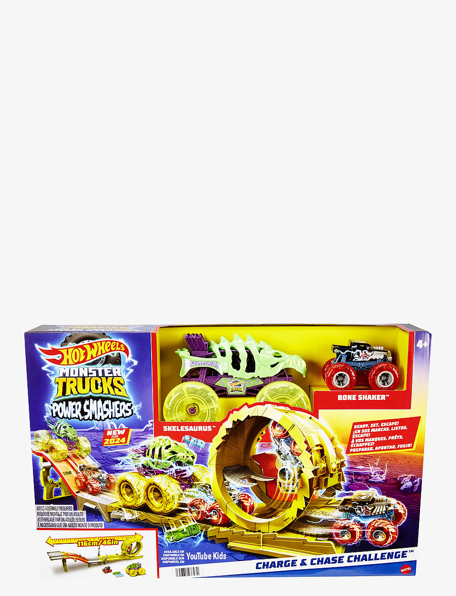 Hot Wheels - Monster Trucks CHARGE & CHASE CHALLENGE - rennbahnen - multicolor - 5