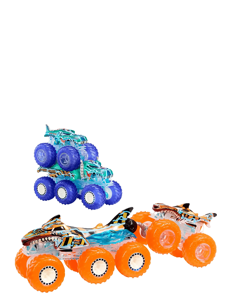 Hot Wheels - Monster Trucks Power Smashers Toy Truck & Big Rig Multipack (4 Toy Trucks) - lkw - multicolor - 1