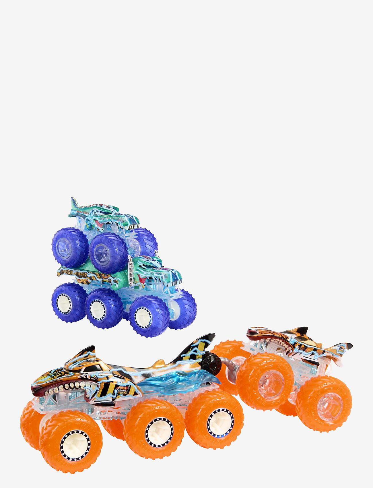 Hot Wheels - Monster Trucks Power Smashers Toy Truck & Big Rig Multipack (4 Toy Trucks) - lkw - multicolor - 2
