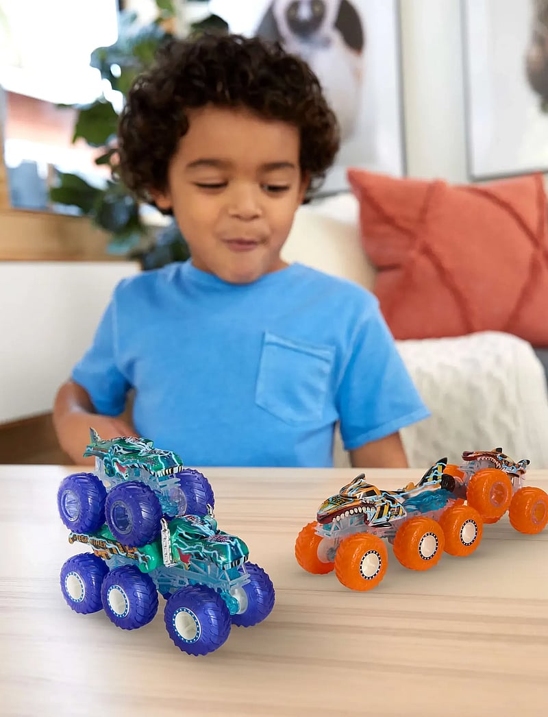 Hot Wheels - Monster Trucks Power Smashers Toy Truck & Big Rig Multipack (4 Toy Trucks) - lkw - multicolor - 0