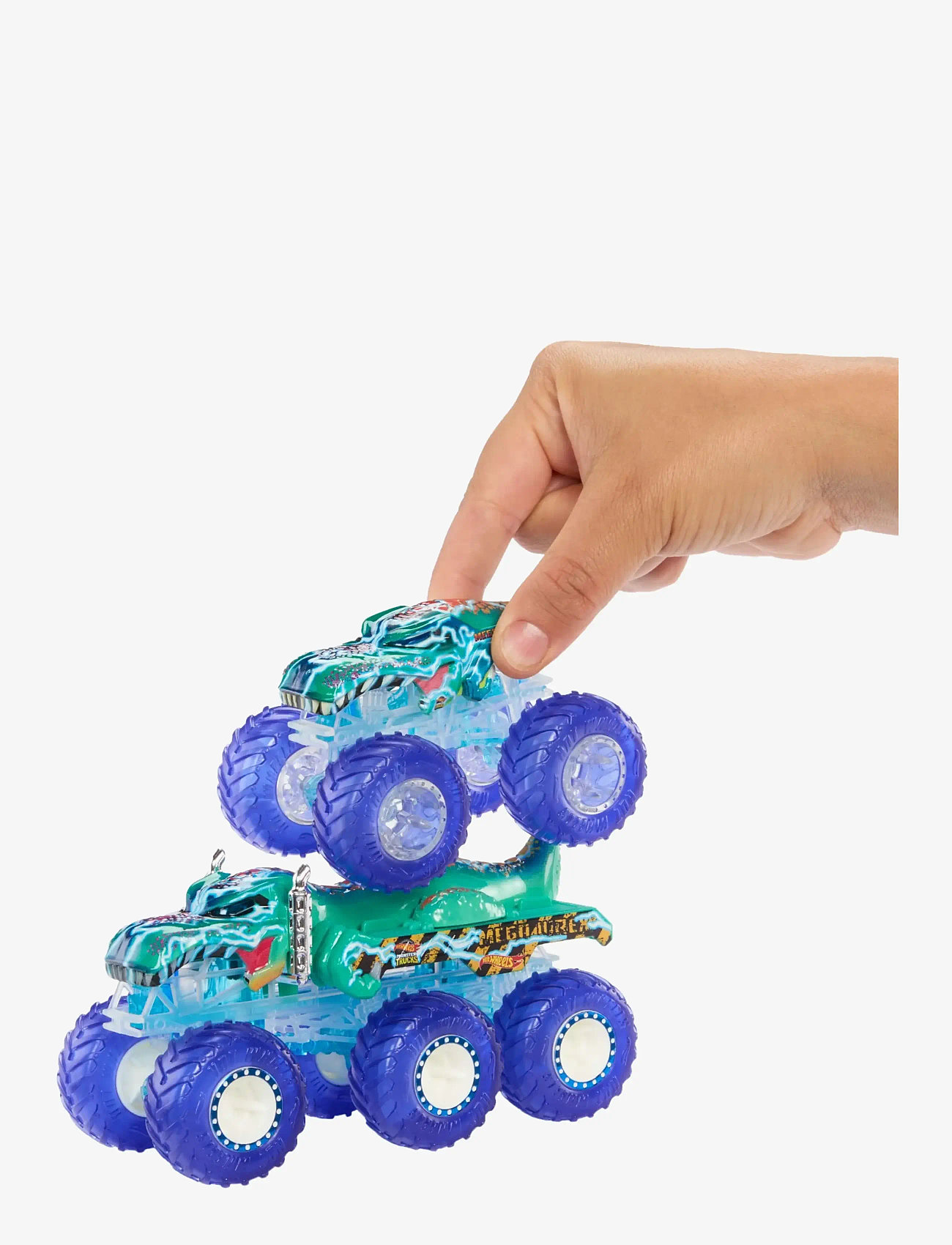 Hot Wheels - Monster Trucks Power Smashers Toy Truck & Big Rig Multipack (4 Toy Trucks) - lkw - multicolor - 3