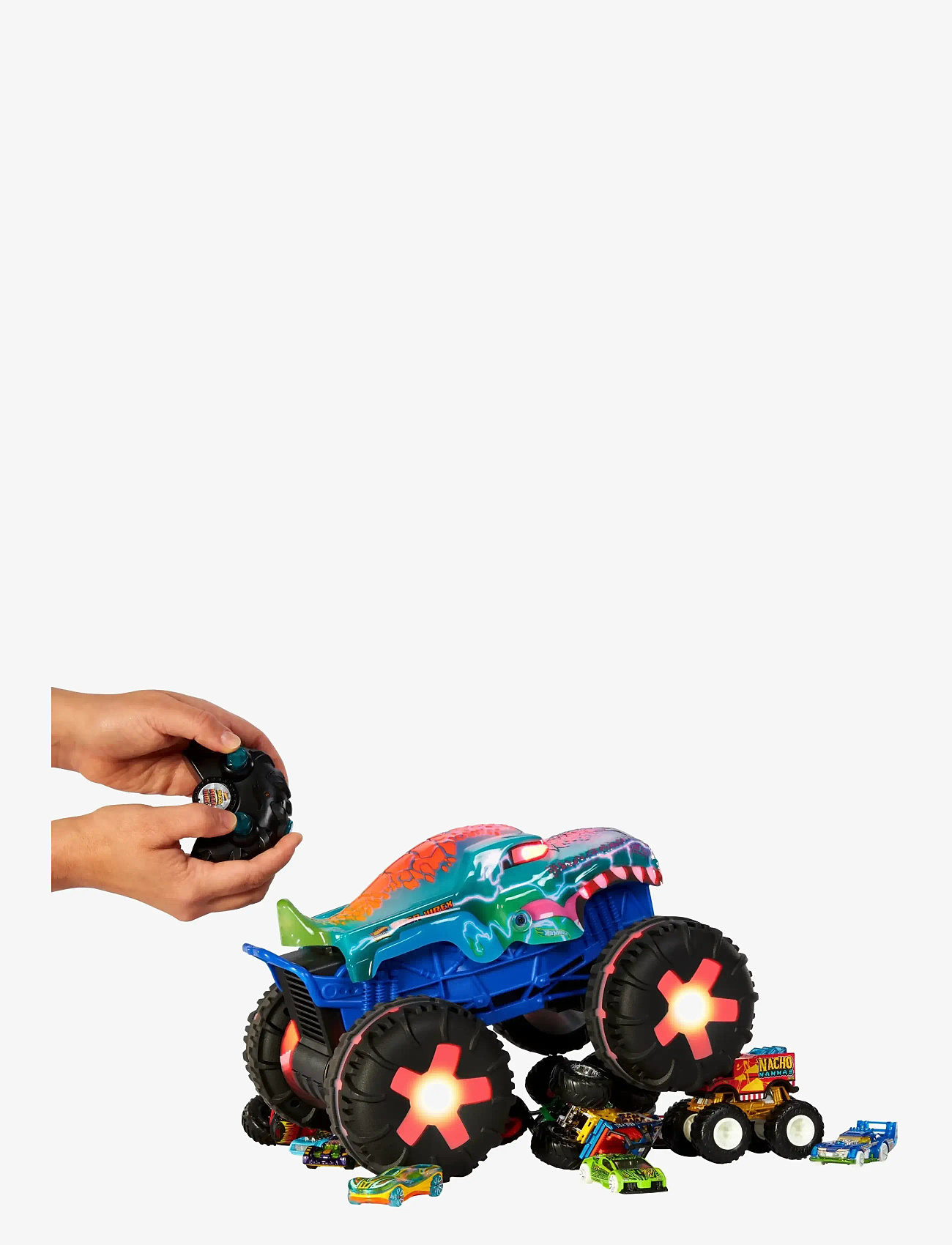 Hot Wheels - HWMT RC 1:15 Mega Wrex - fjernstyret legetøj - multicolor - 2