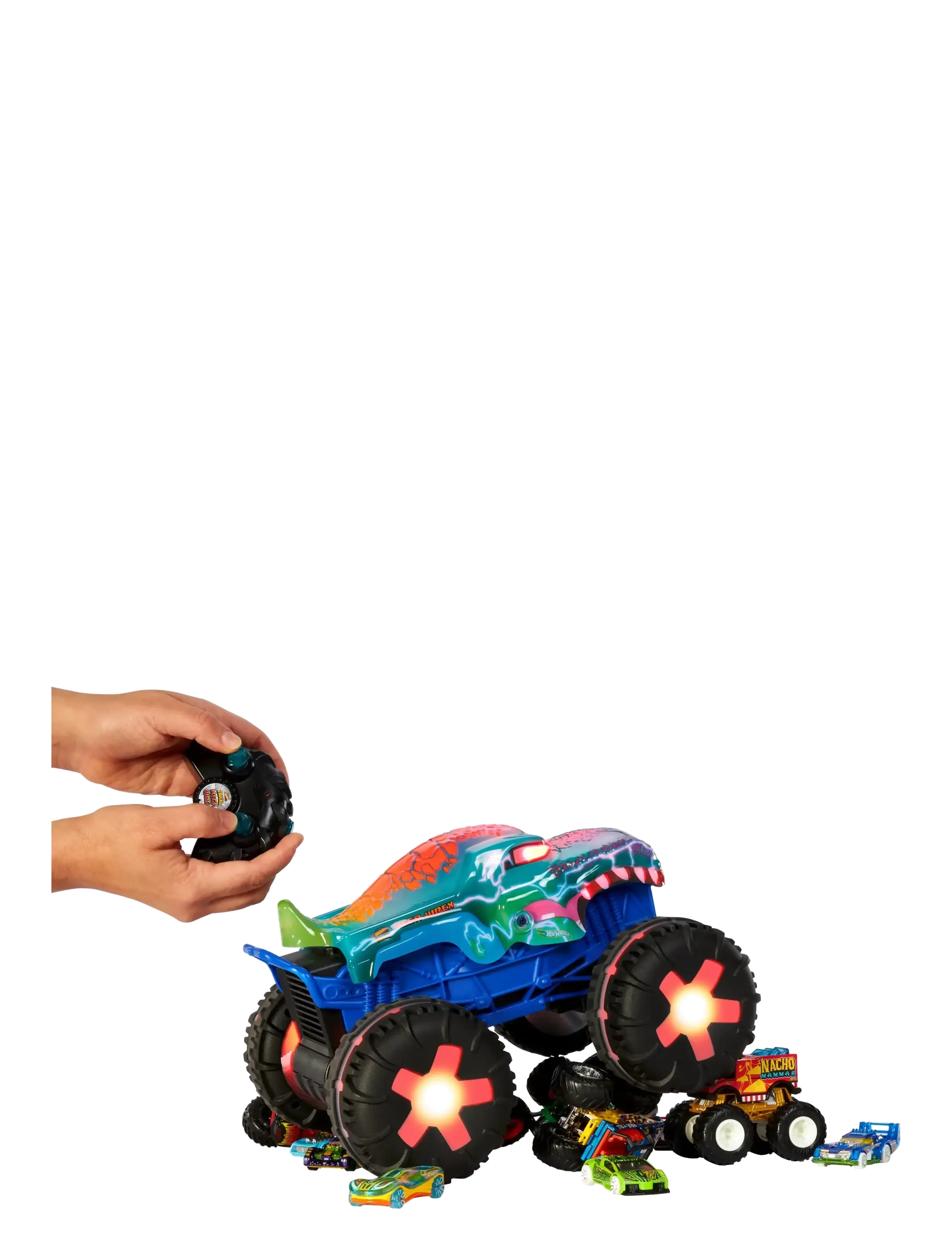 Hot Wheels - HWMT RC 1:15 Mega Wrex - remote controlled toys - multicolor - 2