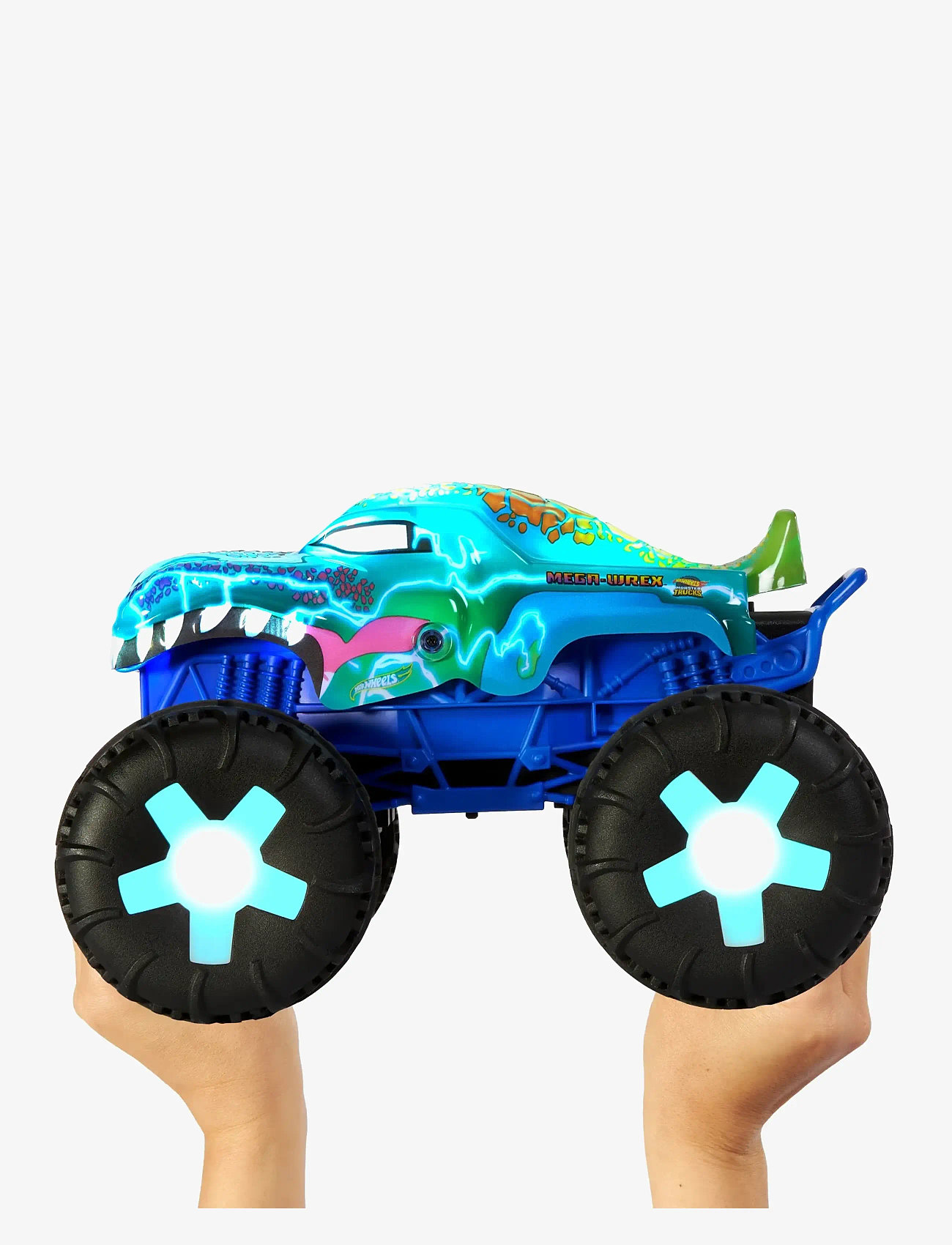 Hot Wheels - HWMT RC 1:15 Mega Wrex - fjernstyret legetøj - multicolor - 3