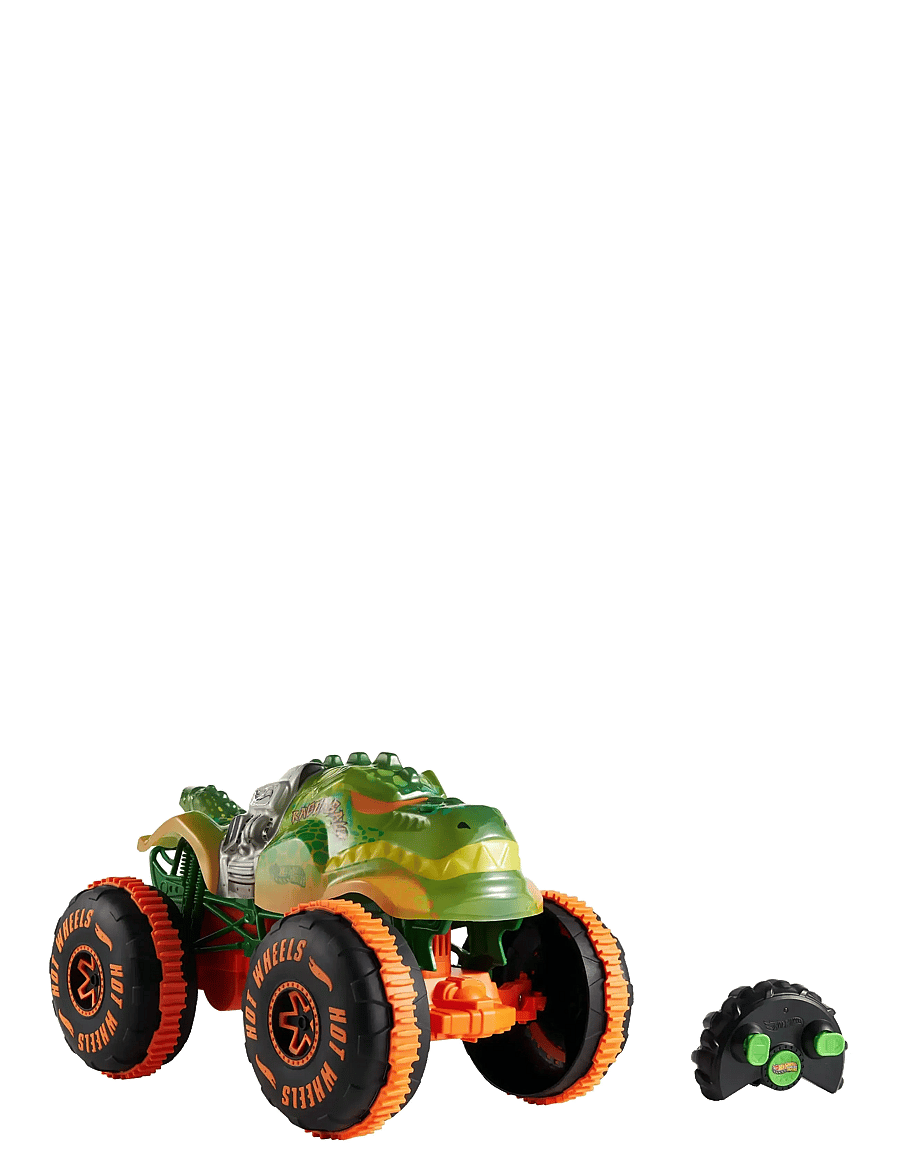Hot Wheels - Monster Trucks RC Rageasaur, Battery-Powered Remote-Control Toy Truck in 1:15 Scale - spielzeugautos - multi color - 0