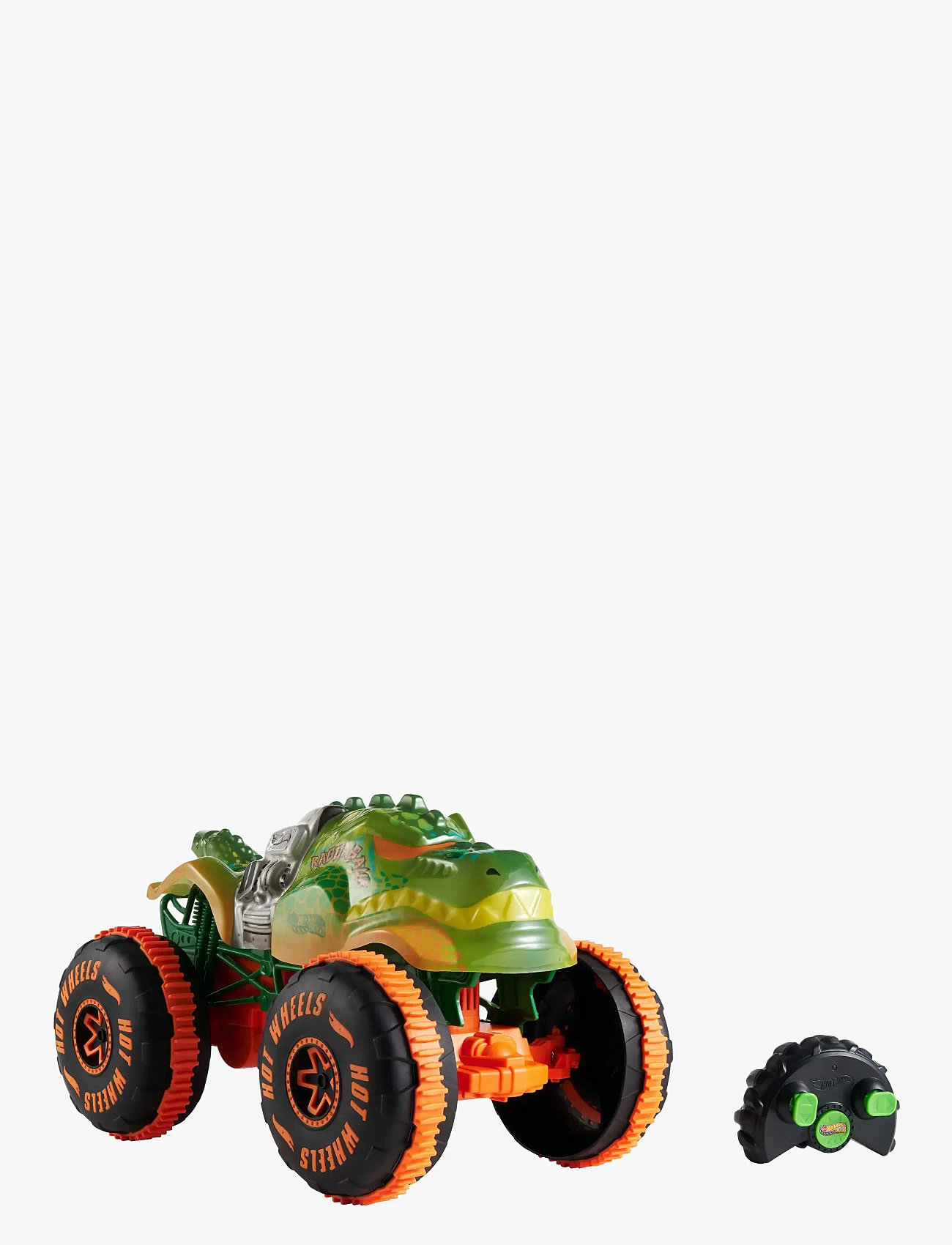 Hot Wheels - Monster Trucks RC Rageasaur, Battery-Powered Remote-Control Toy Truck in 1:15 Scale - spielzeugautos - multi color - 1