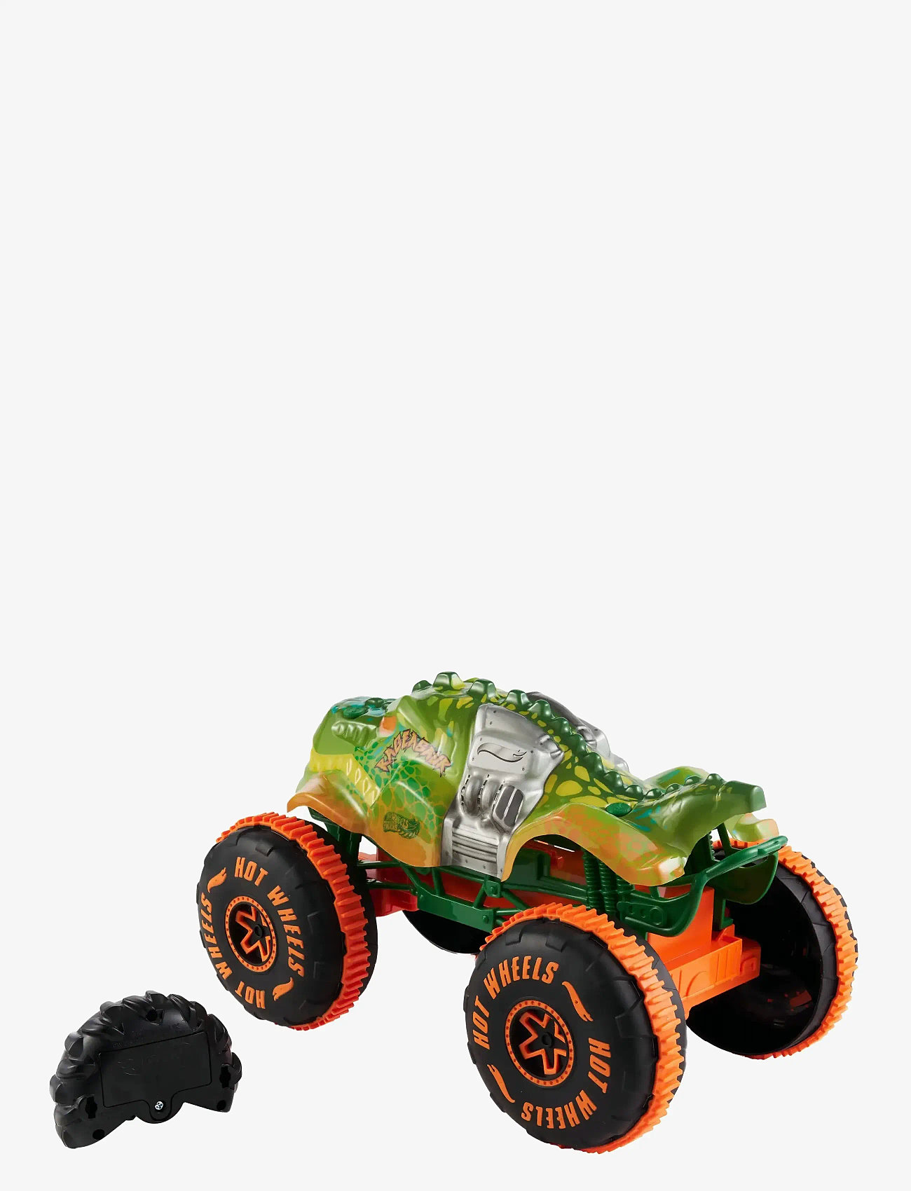 Hot Wheels - Monster Trucks RC Rageasaur, Battery-Powered Remote-Control Toy Truck in 1:15 Scale - spielzeugautos - multi color - 2