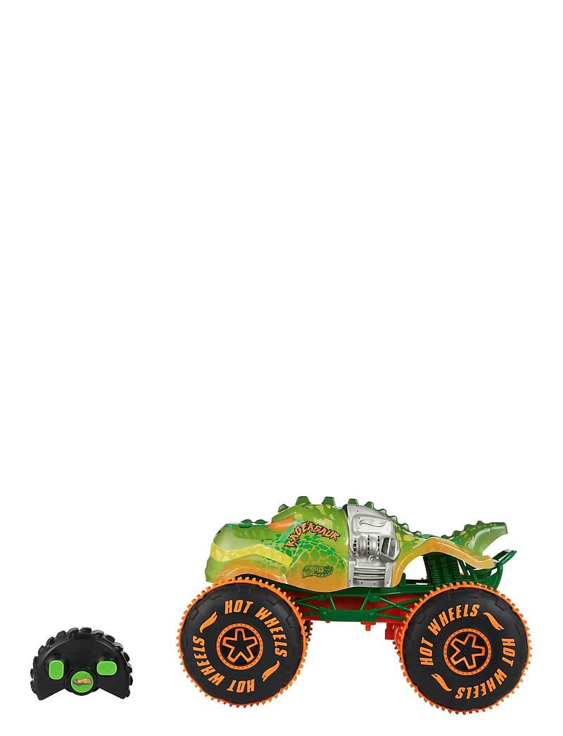 Hot Wheels - Monster Trucks RC Rageasaur, Battery-Powered Remote-Control Toy Truck in 1:15 Scale - spielzeugautos - multi color - 3