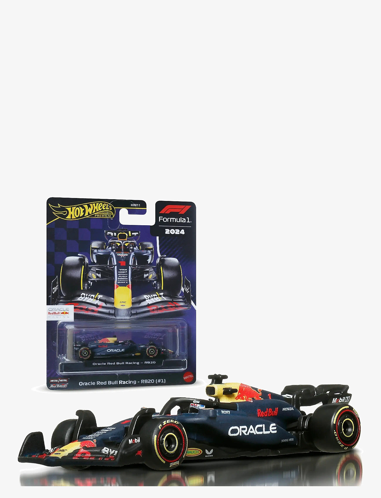Hot Wheels - Premium Formula 1 Collection 1:64 Scale Die-Cast Oracle Red Bull Racing RB20 Vehicle - leksaksbilar - multi color - 0