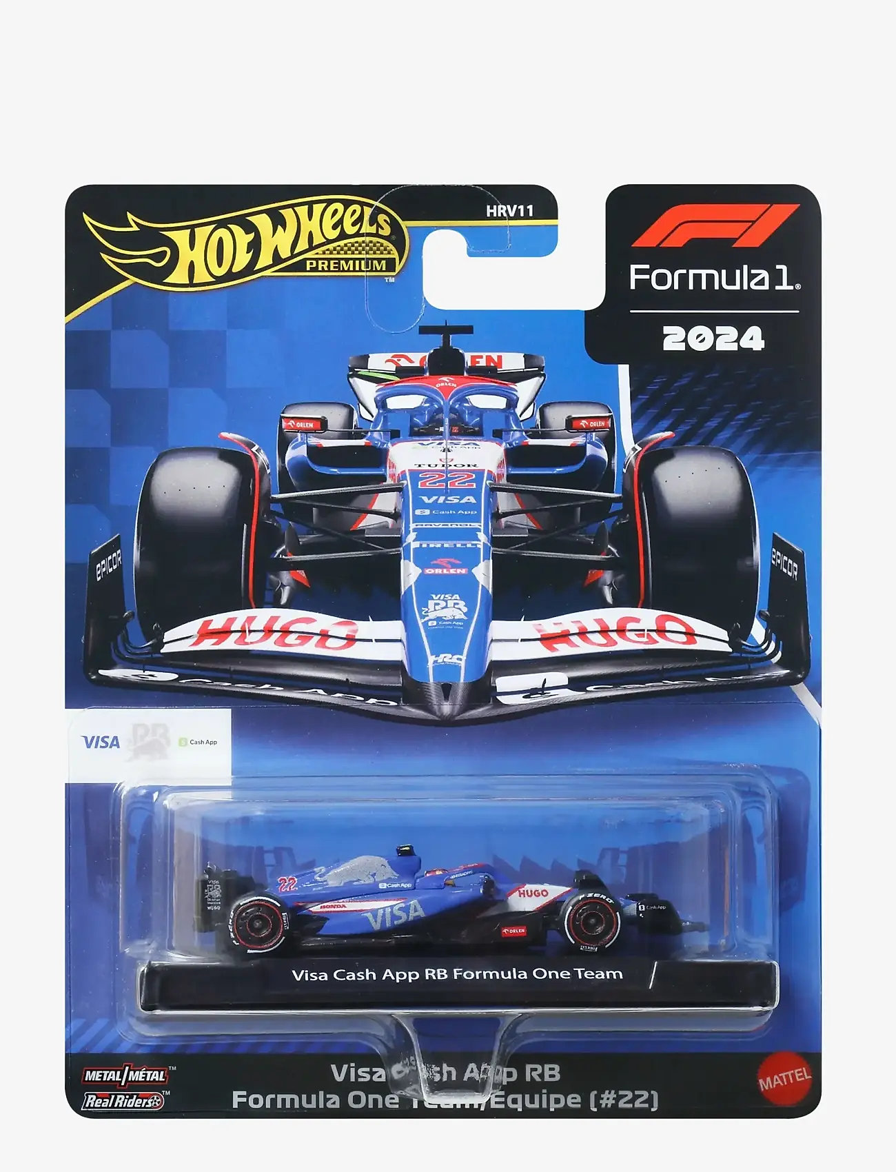 Hot Wheels - 1:64 Scale Premium Die-Cast Formula 1 Collectible Toy Race Car (Styles May Vary) - toy cars - multi color - 5