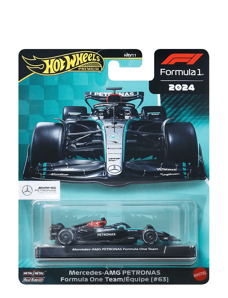 Hot Wheels - 1:64 Scale Premium Die-Cast Formula 1 Collectible Toy Race Car (Styles May Vary) - spielzeugautos - multi color - 5