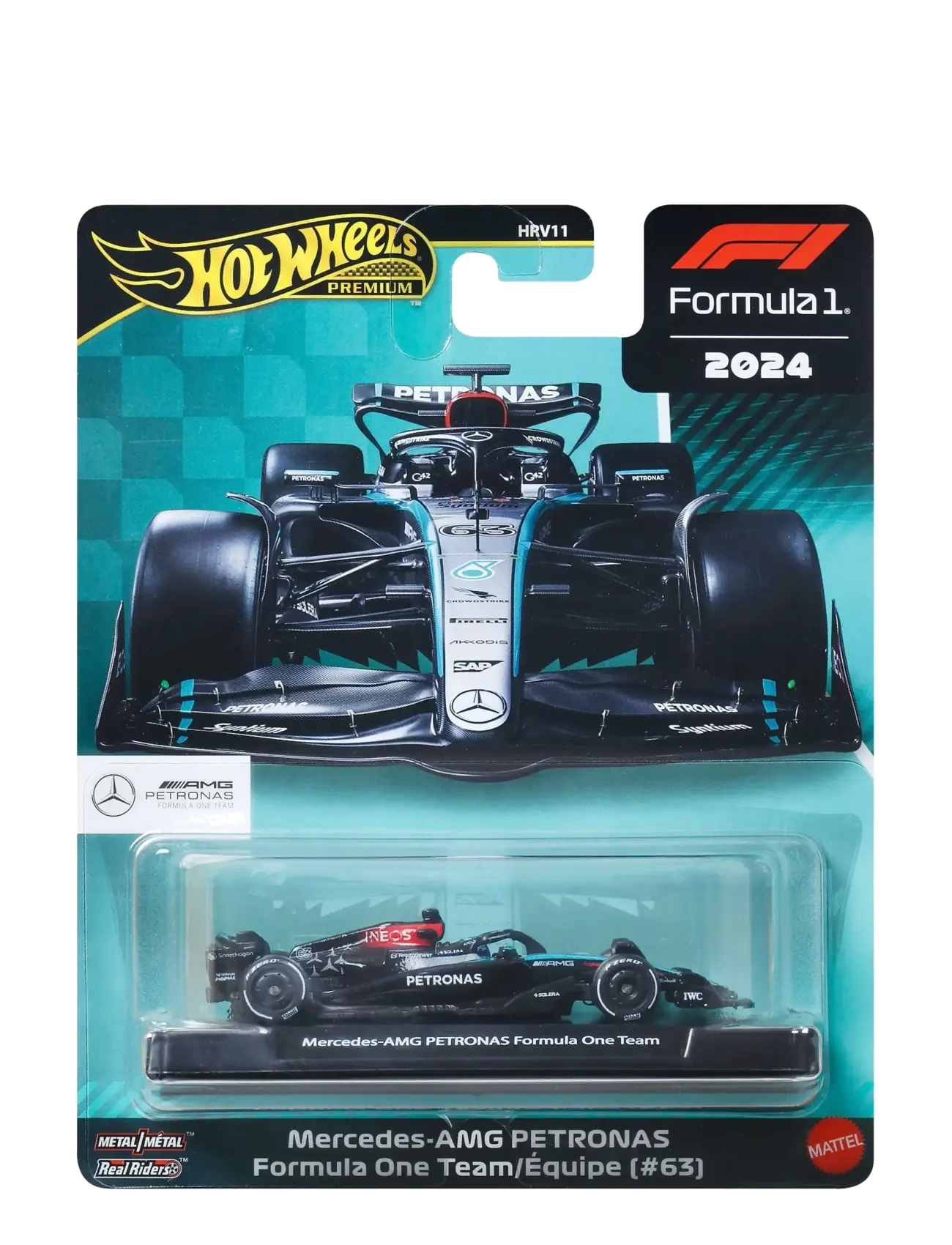 Hot Wheels - 1:64 Scale Premium Die-Cast Formula 1 Collectible Toy Race Car (Styles May Vary) - spielzeugautos - multi color - 5