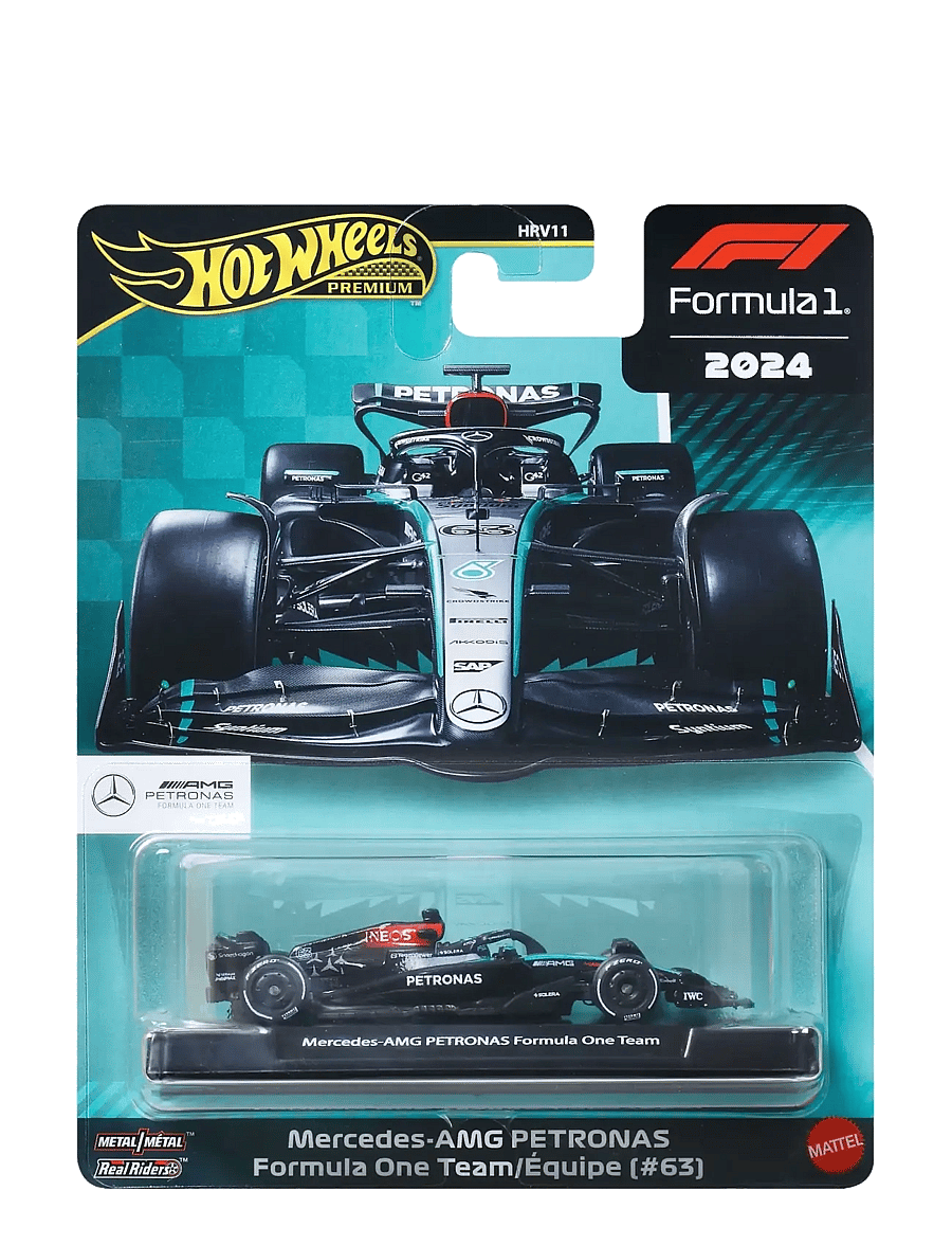 Hot Wheels - 1:64 Scale Premium Die-Cast Formula 1 Collectible Toy Race Car (Styles May Vary) - spielzeugautos - multi color - 5