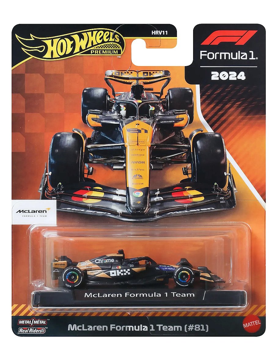 Hot Wheels - 1:64 Scale Premium Die-Cast Formula 1 Collectible Toy Race Car (Styles May Vary) - spielzeugautos - multi color - 0