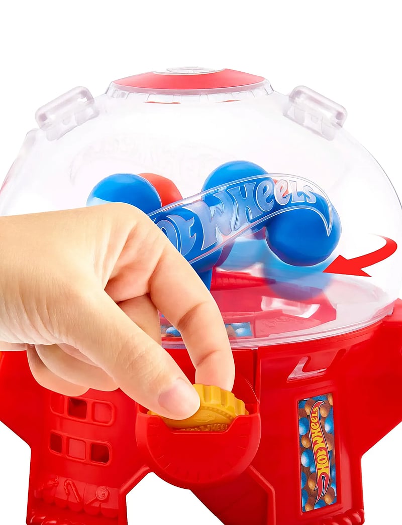 Hot Wheels - City Downtown Candy Shop Playset & 1:64 Scale Die-Cast Toy Car, Speed Snap Track - kugelbahnen - multi color - 4