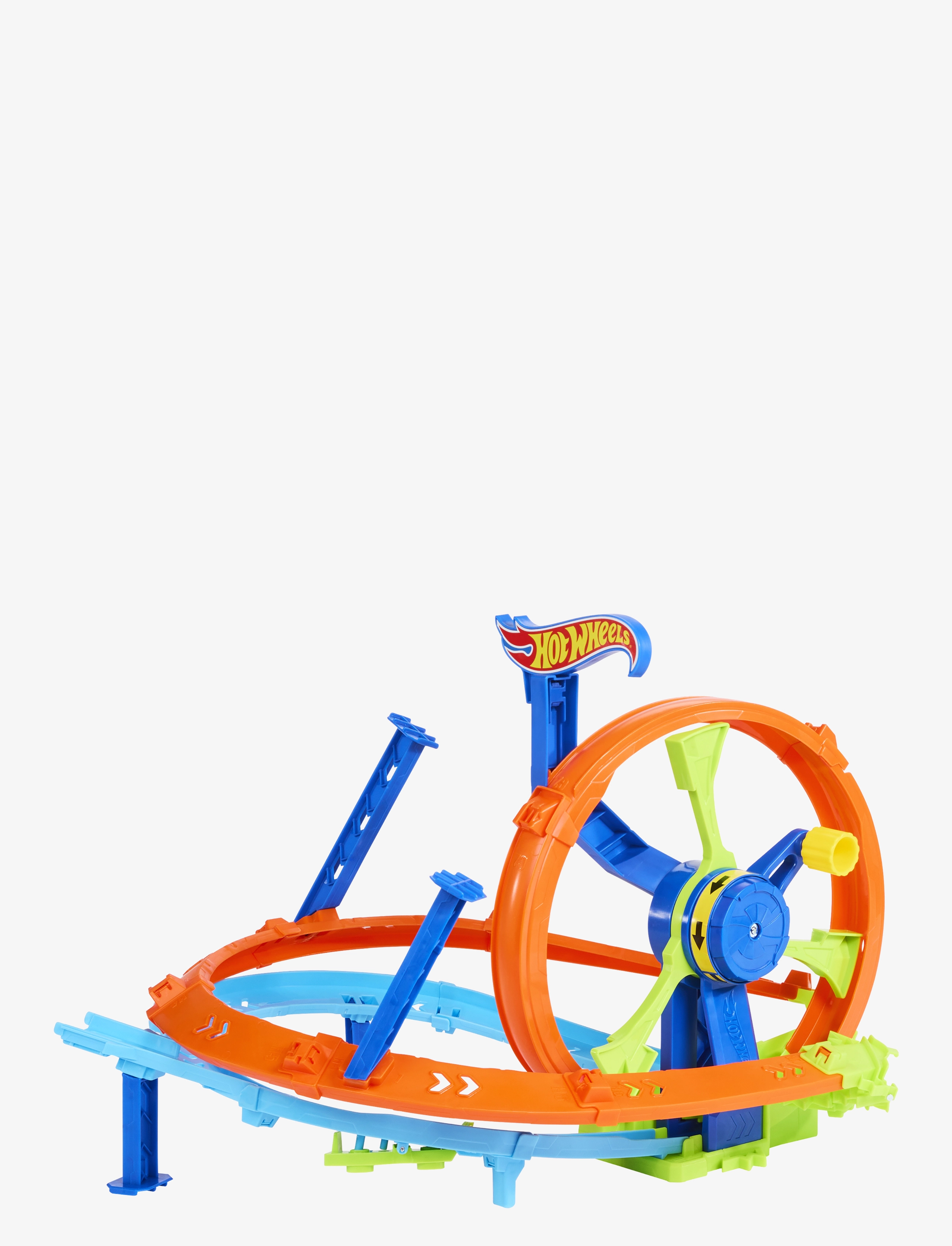 Hot Wheels - Action Rapid Launch & Loop Playset with 1:64 Scale Die-Cast Toy Car, Crash & Track Set - bilbanor - multi color - 3