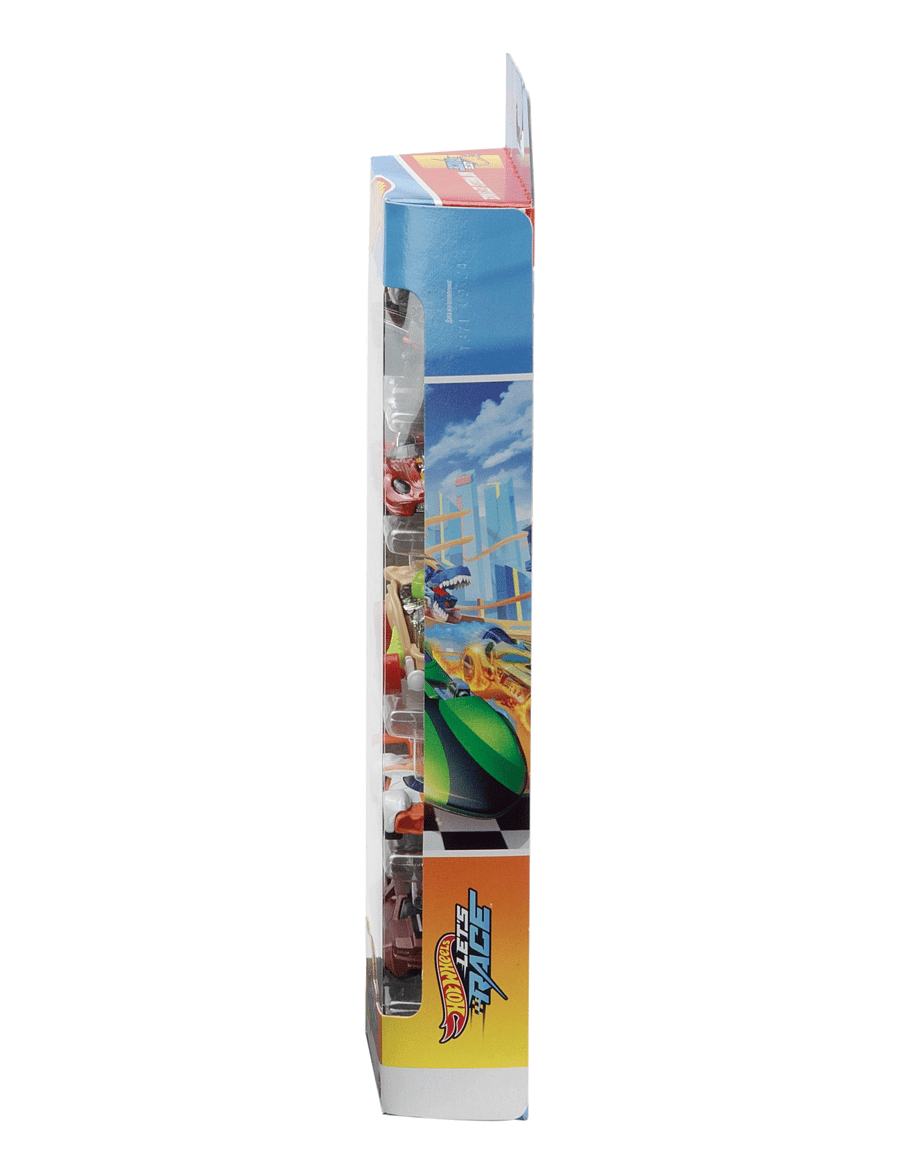 Hot Wheels - Let’s Race 5-Pack, Set of 5 1:64 Scale Die-Cast Toy Race Cars from the Netflix Series - spielzeugautos - multi color - 3